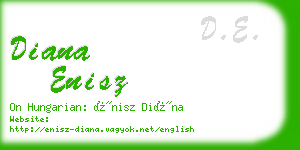 diana enisz business card